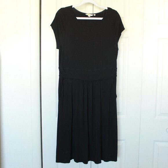 Boden Amelie black midi dress size 12 - Picture 1 of 5
